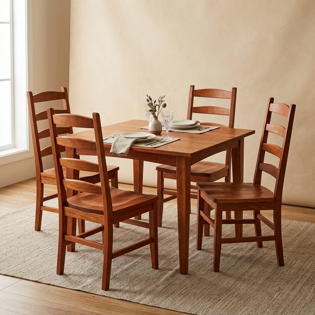 Ashby 5-Piece Cherry Dining Set